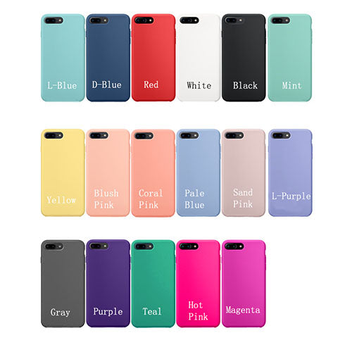 Microfiber Silicone Case for iPhone 7 Plus