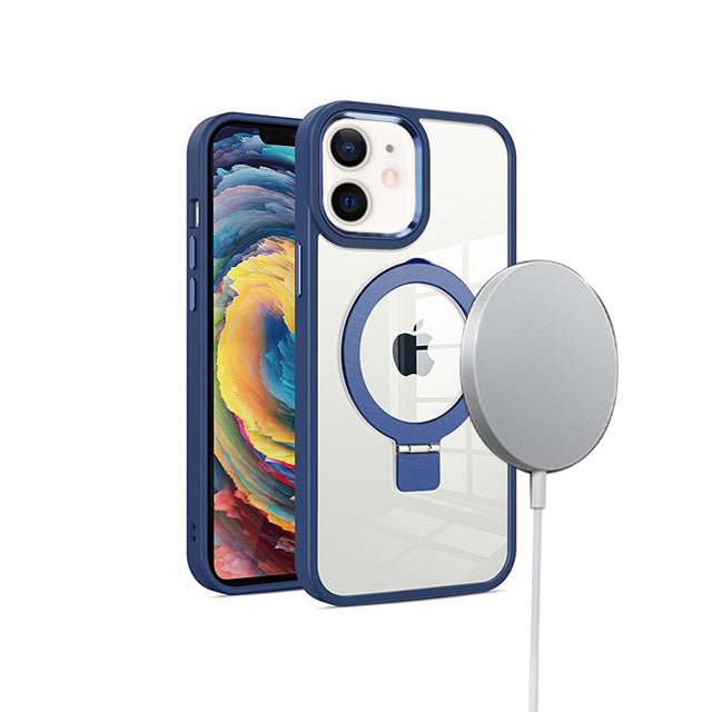 MT Series Clear Magnetic Ringstand Case for iPhone 12