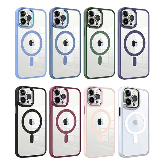 MT Series Clear Magnetic Case for iPhone 15 Pro