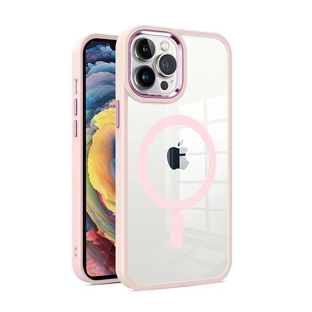 MT Series Clear Magnetic Case for iPhone 15 Pro Max
