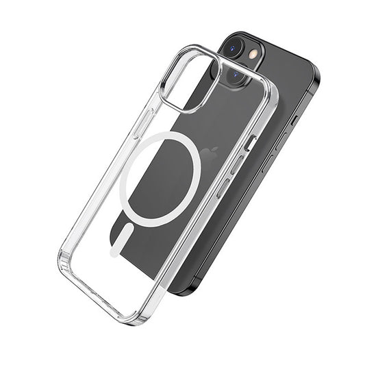 Clear Magnetic Hard Case for iPhone 14