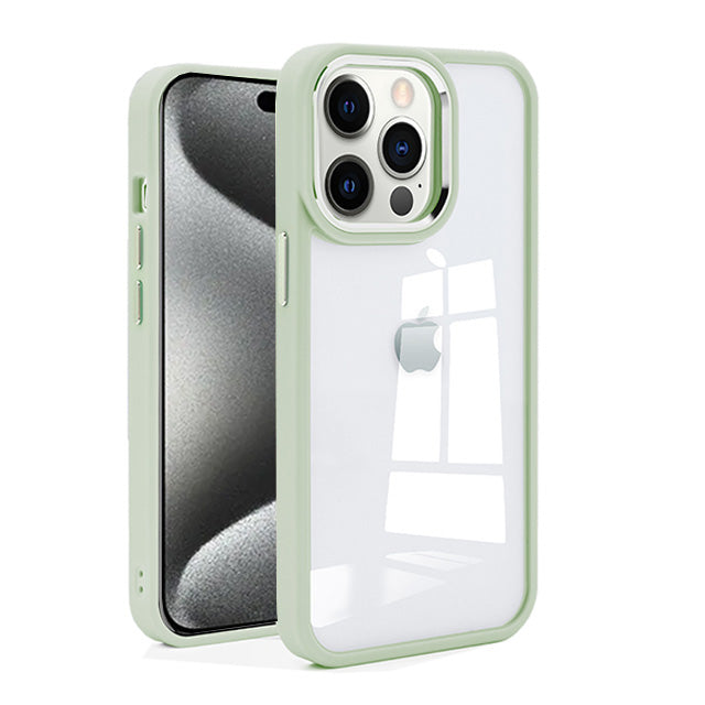 MT Series Clear PC TPU Case for iPhone 15 Pro