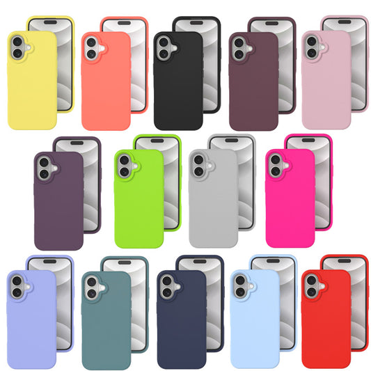 Microfiber Silicone Case for iPhone 16