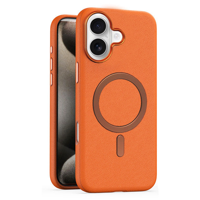 L3 Magnetic PU Leather Case for iPhone 17