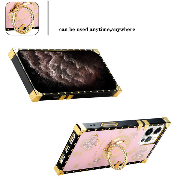 Clover Design Ringstand Case for iPhone 16 Pro Max