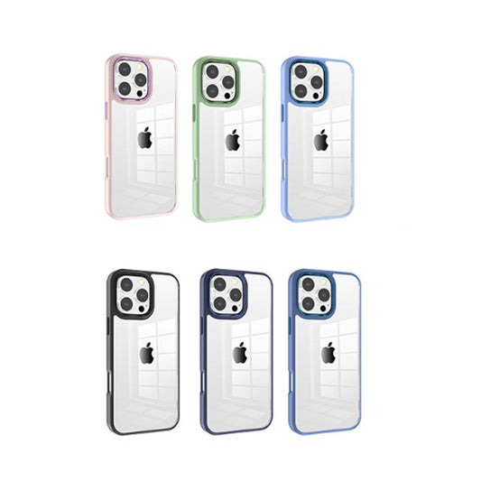MT Series Clear PC TPU Case for iPhone 16 Pro Max