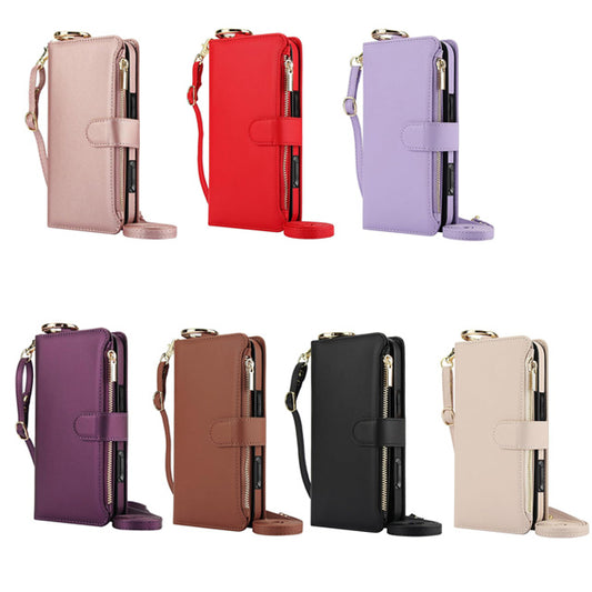 Crossbody Handle Wallet Case for iPhone 16 Pro Max