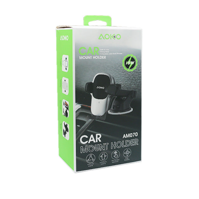 Wireless Charger Dashboard & Windshield Car Mount