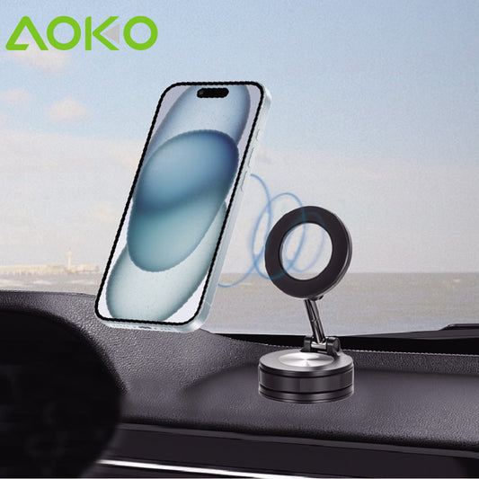 Vacuum Suction Magnetic Car Mount