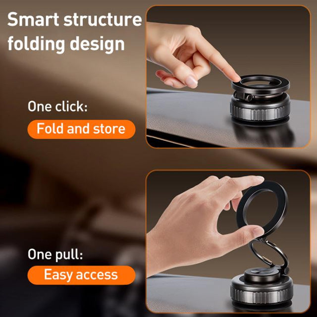 Vacuum Suction Magnetic Car Mount