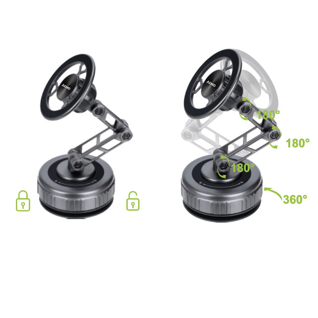 Vacuum Suction Magnetic Car Mount