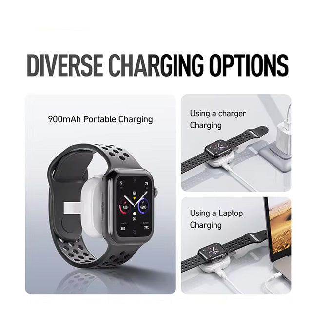 900MAH Wireless Power Bank Portable Watch Charger