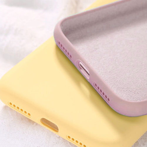 Microfiber Silicone Case for iPhone 13 Mini