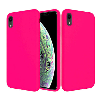 Microfiber Silicone Case for iPhone XR
