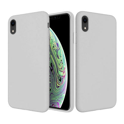 Microfiber Silicone Case for iPhone XR
