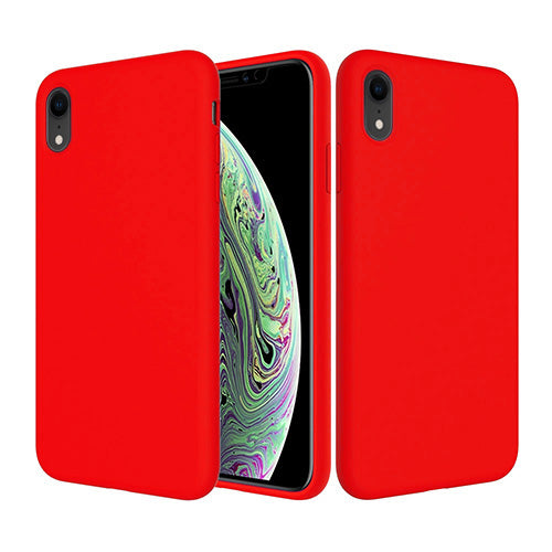 Microfiber Silicone Case for iPhone XR