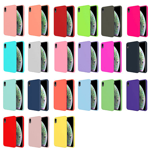 Microfiber Silicone Case for iPhone XR