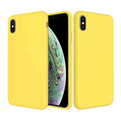 Microfiber Silicone Case for iPhone X/XS