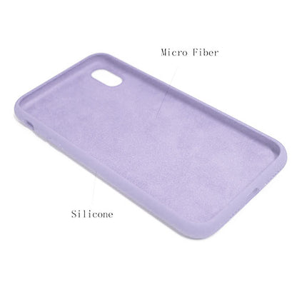 Microfiber Silicone Case for iPhone XS Max