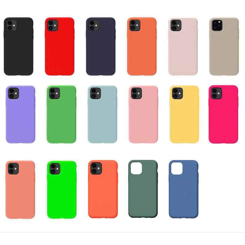 Microfiber Silicone Case for iPhone 11