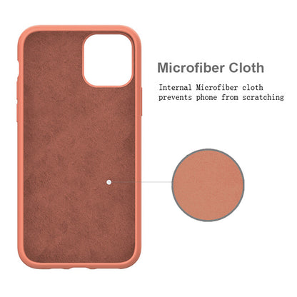 Microfiber Silicone Case for iPhone 11