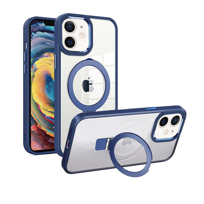 MT Series Clear Magnetic Ringstand Case for iPhone 11