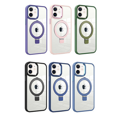 MT Series Clear Magnetic Ringstand Case for iPhone 11