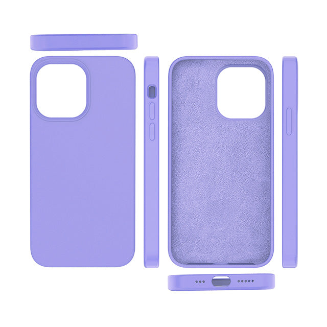 Microfiber Silicone Case for iPhone 13 Pro