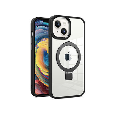 MT Series Clear Magnetic Ringstand Case for iPhone 14