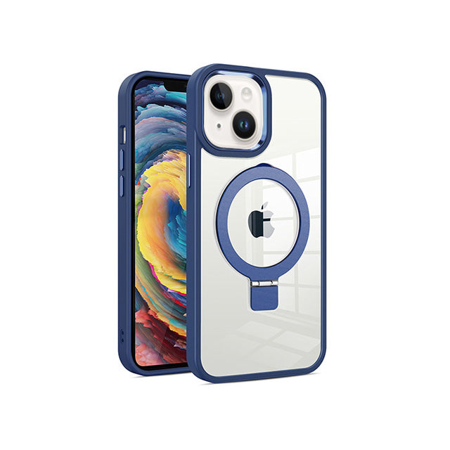 MT Series Clear Magnetic Ringstand Case for iPhone 14