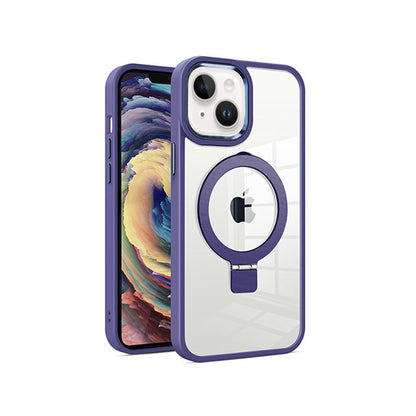 MT Series Clear Magnetic Ringstand Case for iPhone 14