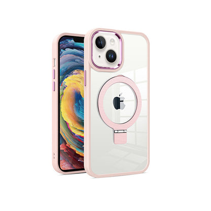 MT Series Clear Magnetic Ringstand Case for iPhone 14