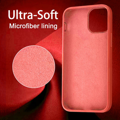 Microfiber Silicone Case for iPhone 13