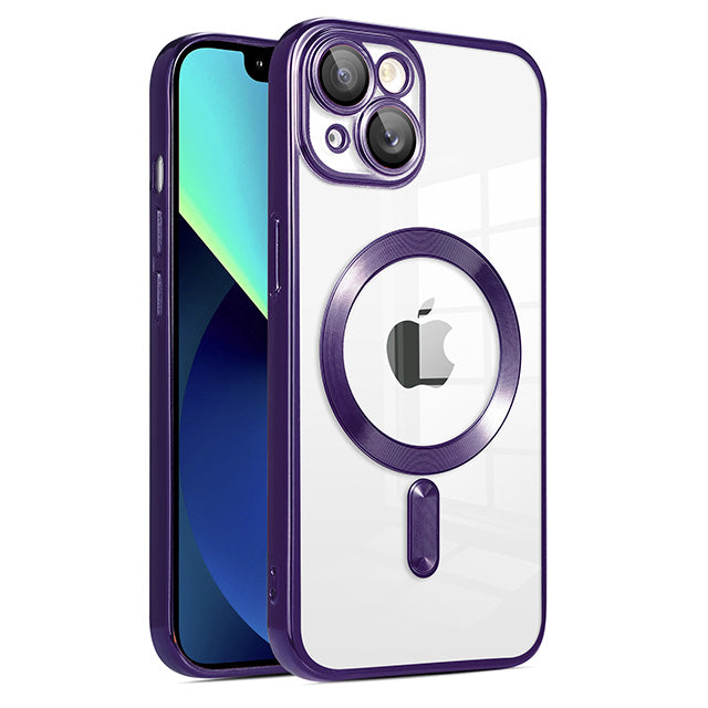 Magnetic Chrome TPU Camera Cover for iPhone 15