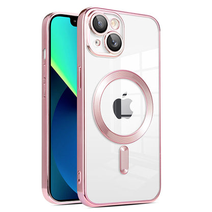 Magnetic Chrome TPU Camera Cover for iPhone 15