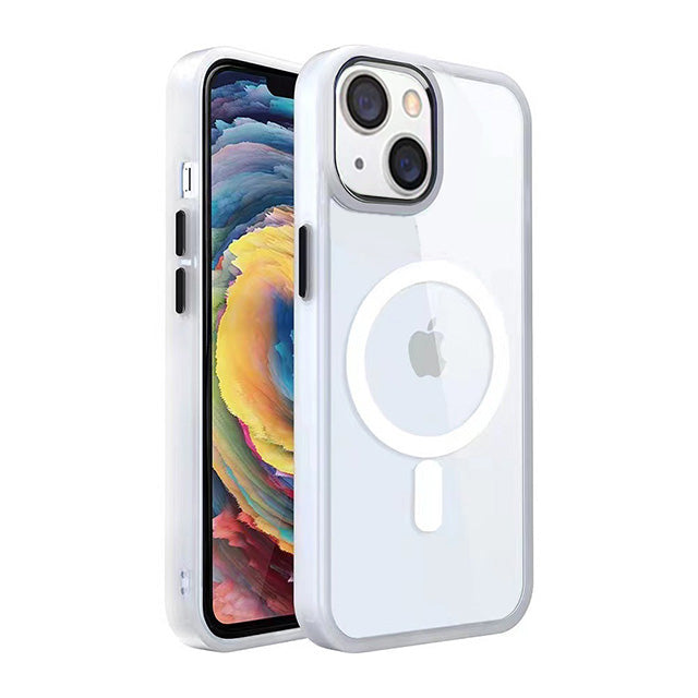 MT Series Clear Magnetic Case for iPhone 14 Plus