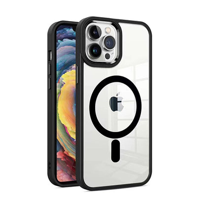 MT Series Clear Magnetic Case for iPhone 15 Pro Max