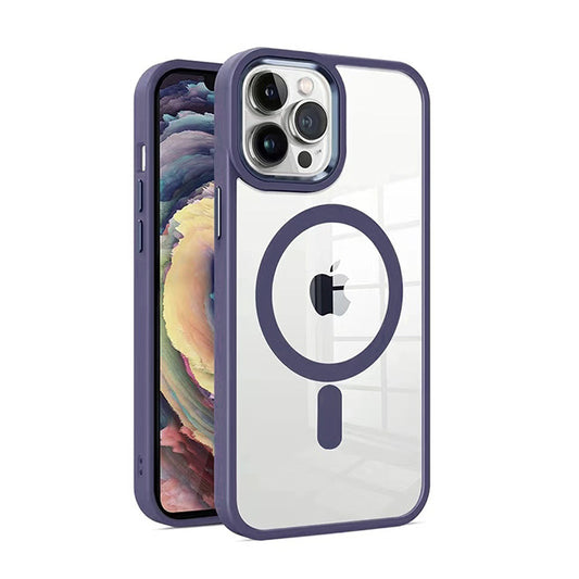 MT Series Clear Magnetic Case for iPhone 15 Pro