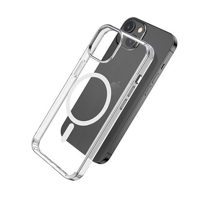 Clear Magnetic Hard Case for iPhone 14
