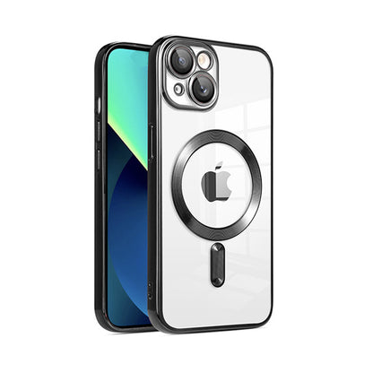 Magnetic Chrome TPU Camera Cover for iPhone 15