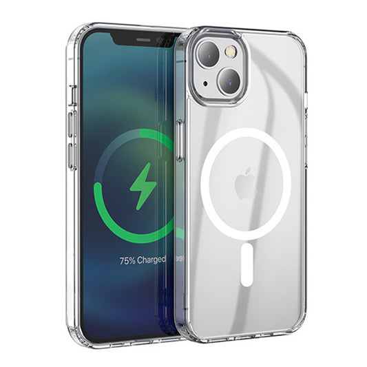 Clear Magnetic Hard Case for iPhone 14 Plus