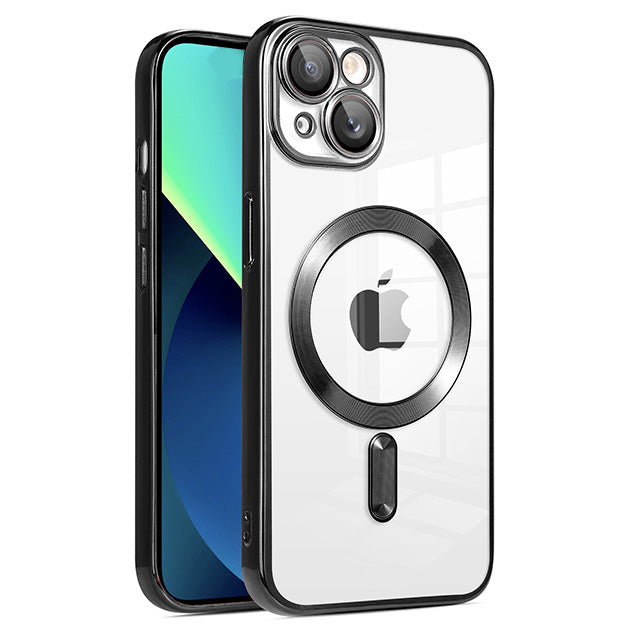 Magnetic Chrome TPU Camera Cover for iPhone 15
