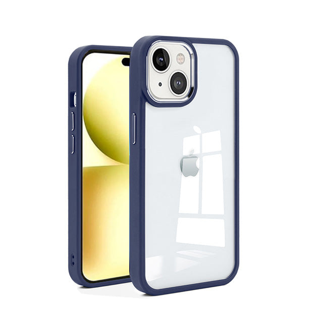 MT Series Clear PC TPU Case for iPhone 14 Plus