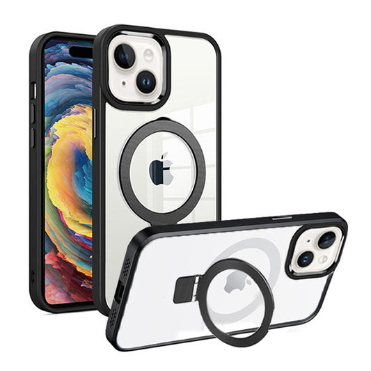 MT Series Clear Magnetic Ringstand Case for iPhone 14 Plus