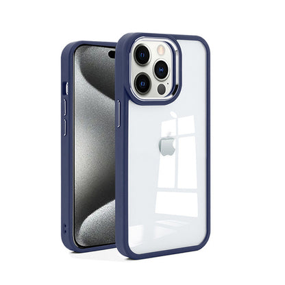 MT Series Clear PC TPU Case for iPhone 15 Pro