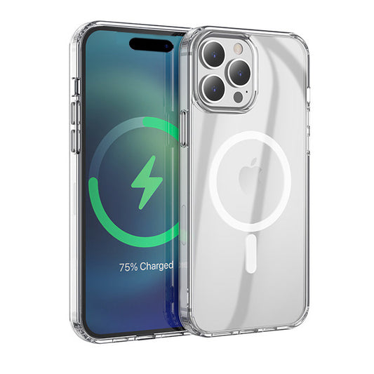 Clear Magnetic Hard Case for iPhone 14 Pro Max