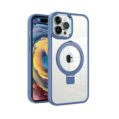 MT Series Clear Magnetic Ringstand Case for iPhone 15 Pro Max