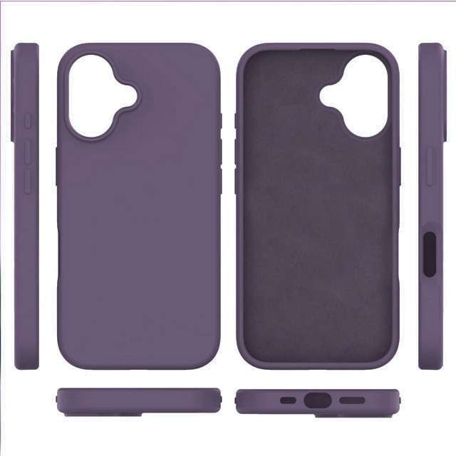 Microfiber Silicone Case for iPhone 16