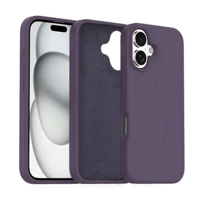 Microfiber Silicone Case for iPhone 16