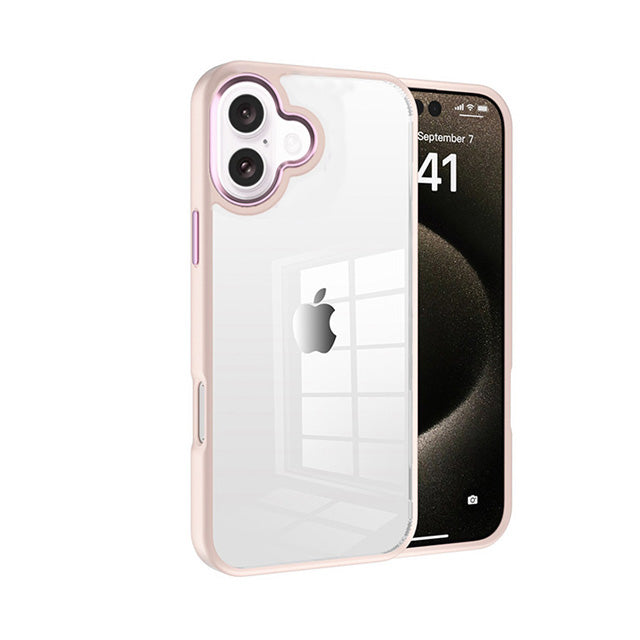 MT Series Clear PC TPU Case for iPhone 16